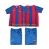 Camisola FC Barcelona 2005 Retro Criança Equipamento Primeiro 2004 Manga Curta